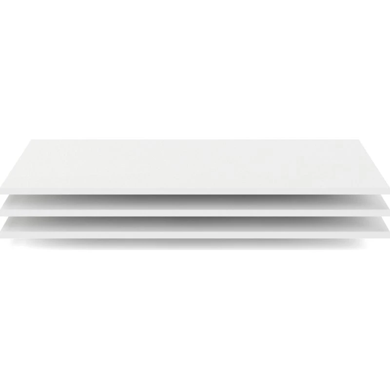 Tvilum Verona ekstra hylder 3 stk – hvid, B89 cm