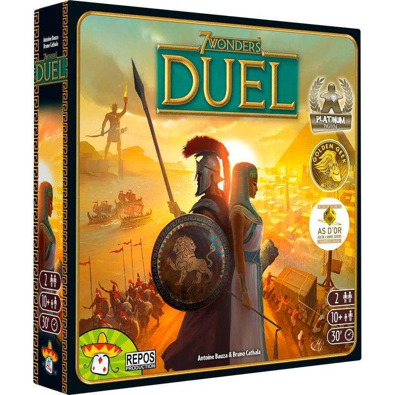 7 Wonders Duel – Strategisk brætspil for 2 spillere