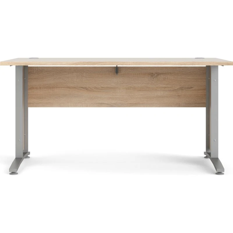 Tvilum Prima skrivebord 150x80 cm – egetræsstruktur/sølvgrå