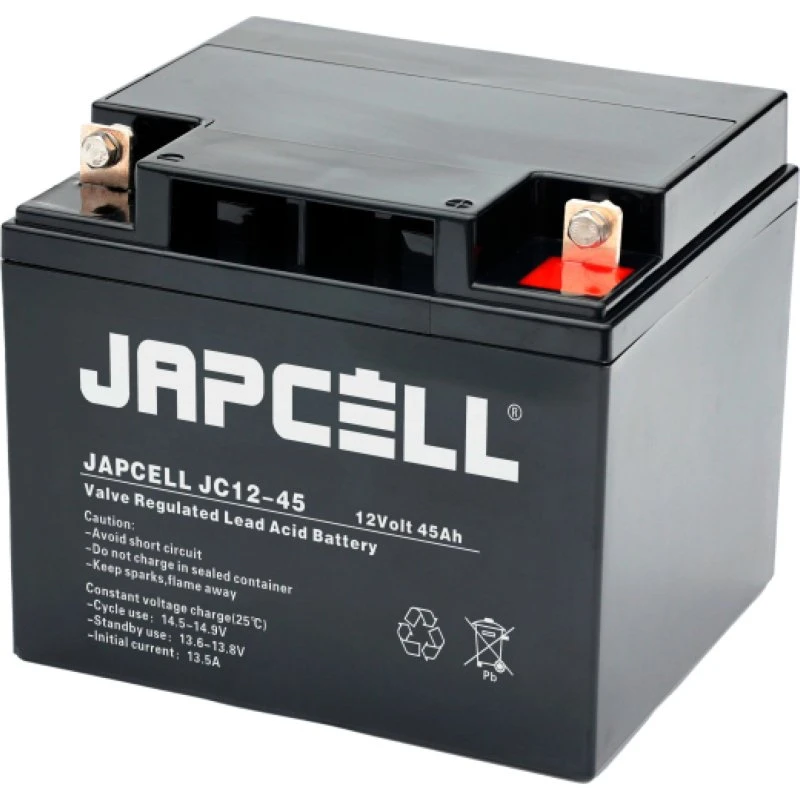JAPCELL JC12-45 AGM 12V 45Ah batteri