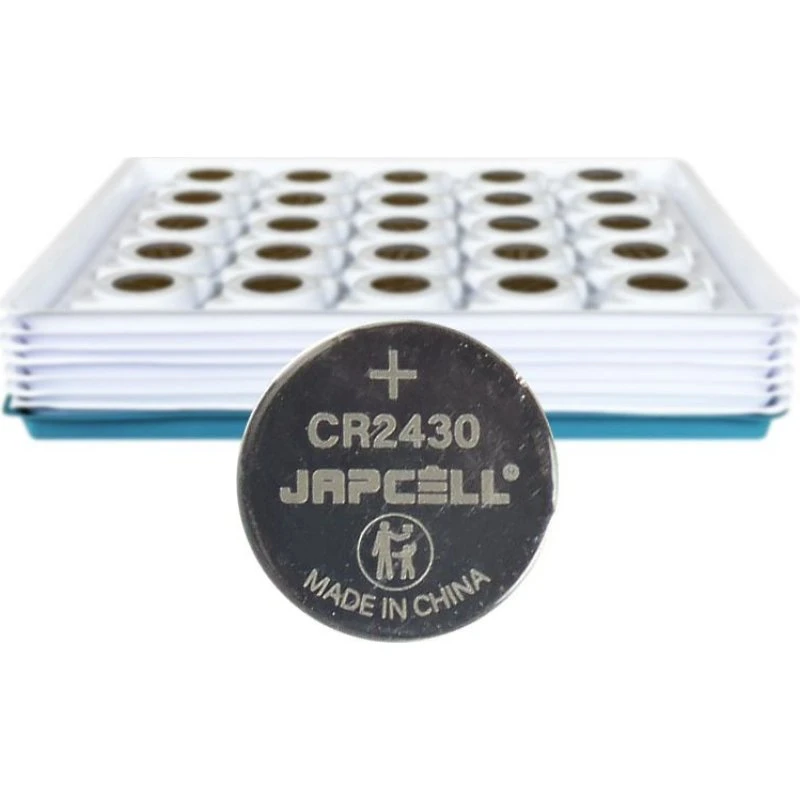 Japcell CR2430 3V knapcelle - Industrial Pack 100 stk