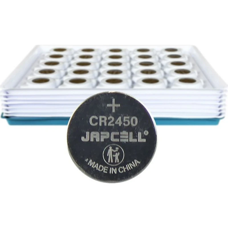 JAPCELL CR2450 3V lithium batteri - 100 stk.