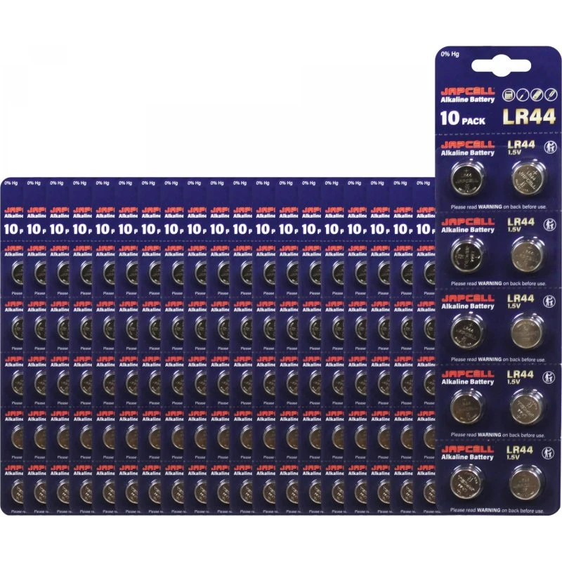 JAPCELL LR44 Alkaline knapcelle 200 stk.