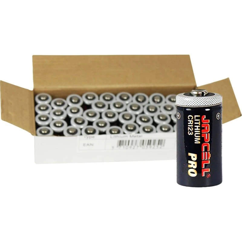 JAPCELL CR123 Lithium PRO 40-pak