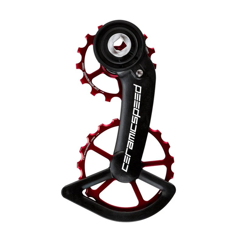 CeramicSpeed Oversized Pulleyhjul SRAM Red/Force AXS - Rød