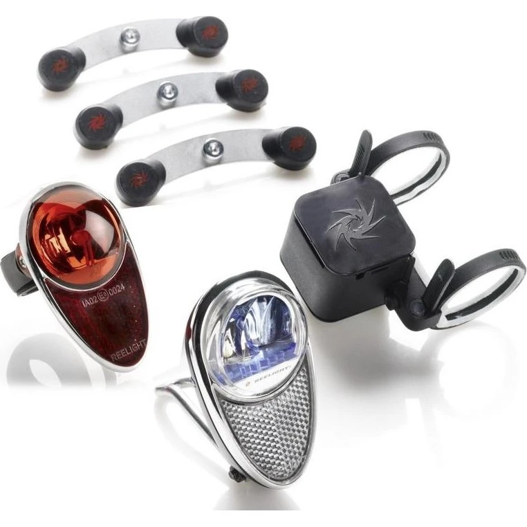 Reelight RL721 magnet-lygsæt – batterifri cykellygter