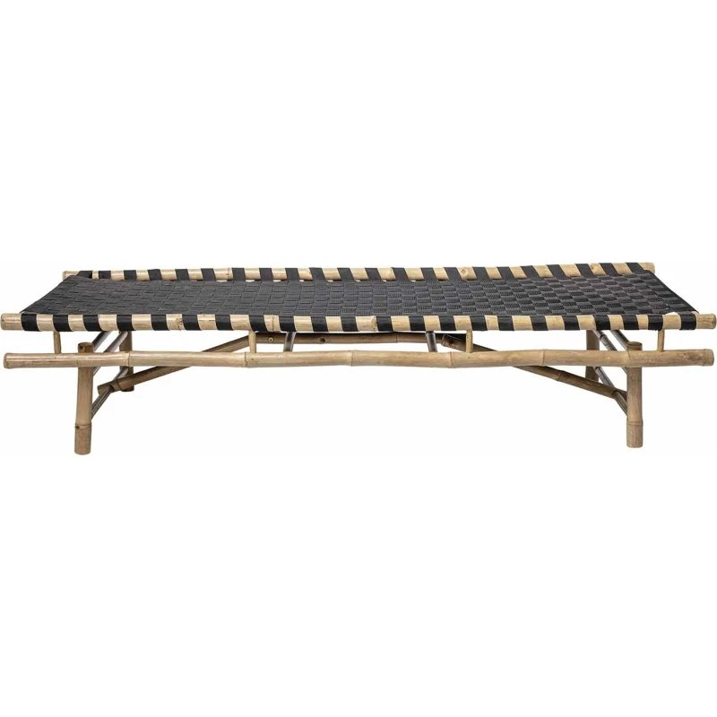 Bloomingville Vida daybed, foldbar i bambus og sort polyester