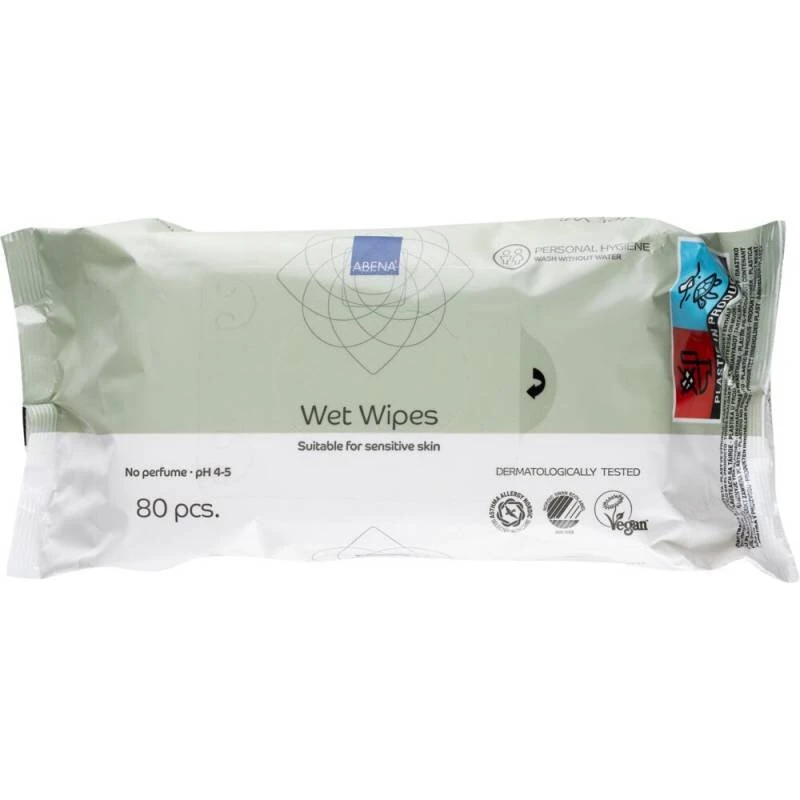 Abena Vådserviet Z-fold 18x20 cm, uden parfume, 16 stk