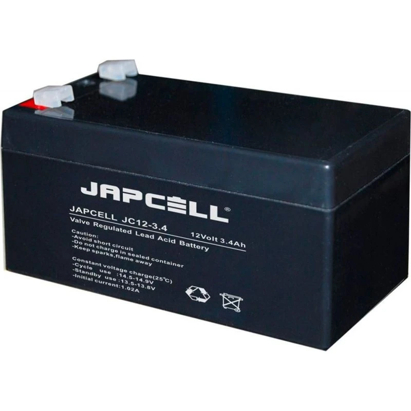 JAPCELL JC12-3.4 AGM 12V 3.4Ah batteri