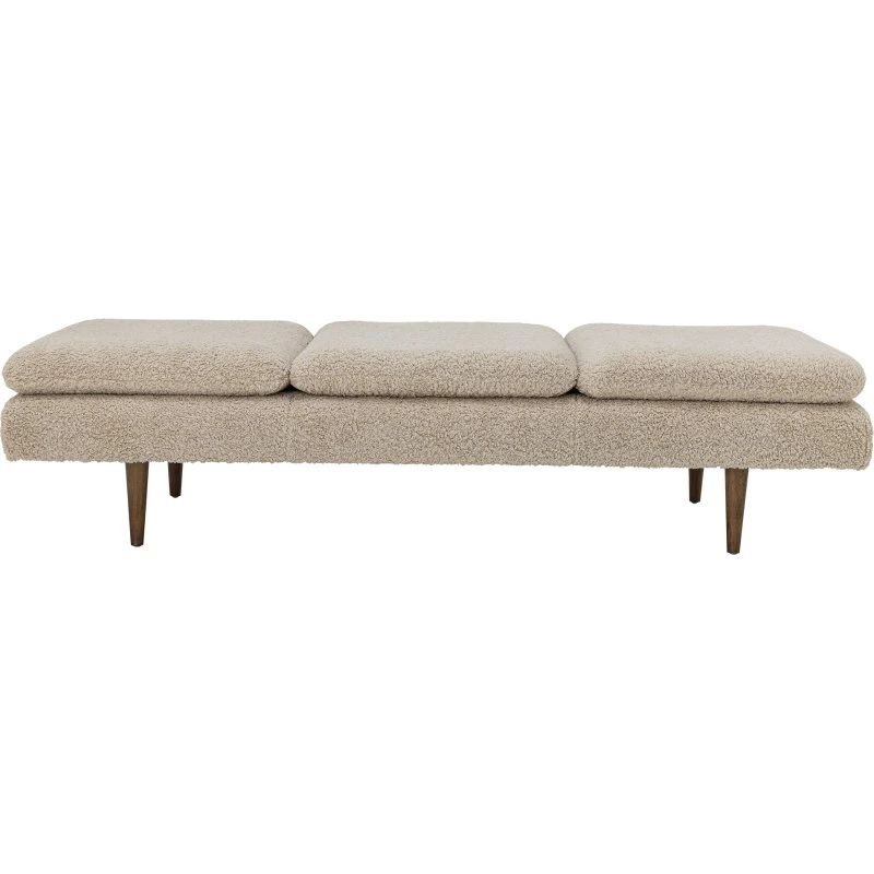 Bloomingville Pione Daybed natur 198x77 – polyester & gummitræ