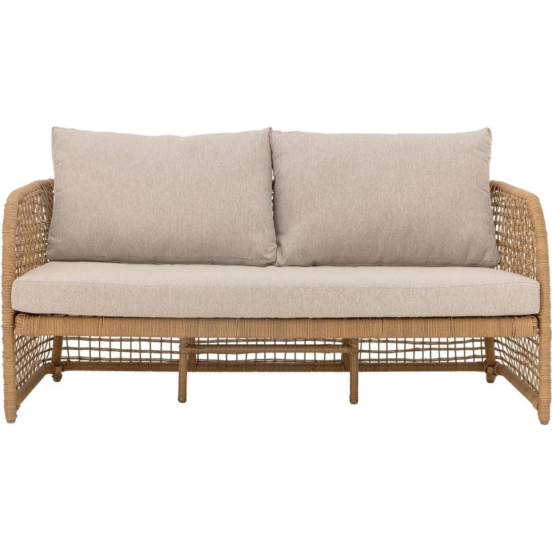 Bloomingville Penzano udendørs sofa i polyrattan (natur)