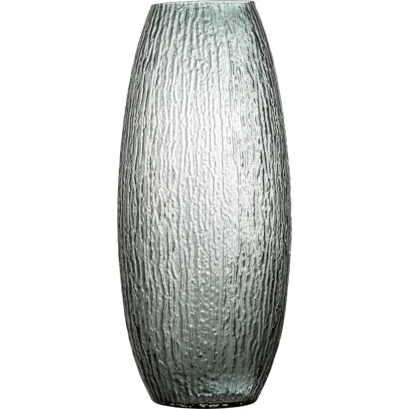 Bloomingville Brock vase - røgfarvet mundblæst glas 50 cm