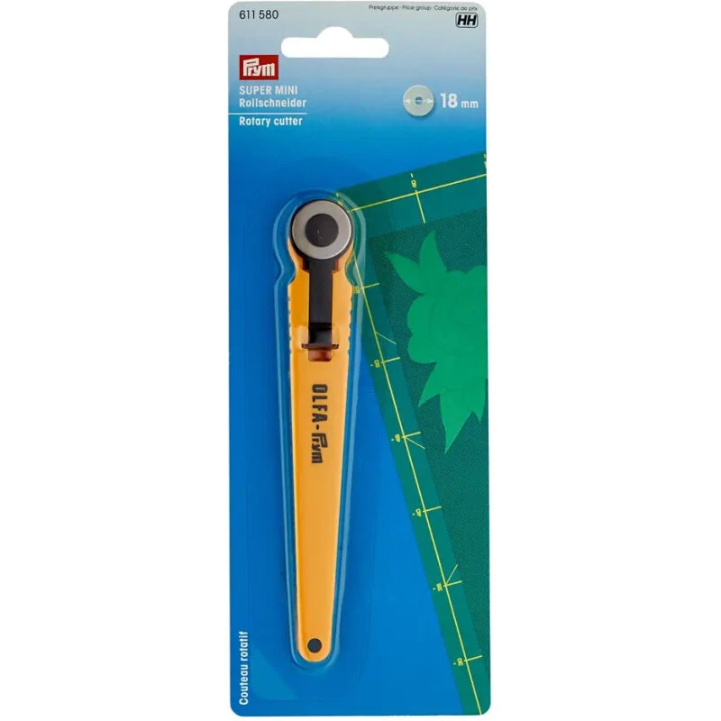 Prym Rullekniv Super Mini 18 mm (beskyttet blad)