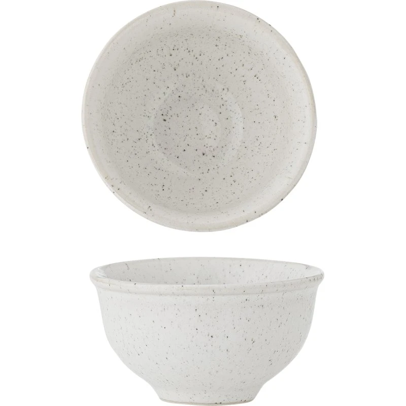 Bloomingville Addison skål hvid stentøj 7,5 cl (Ø8 cm)