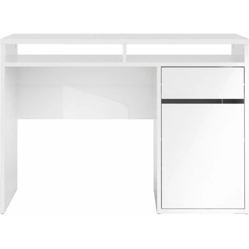 TVILUM Function Plus skrivebord 1 låge 2 rum 1 skuffe - hvid