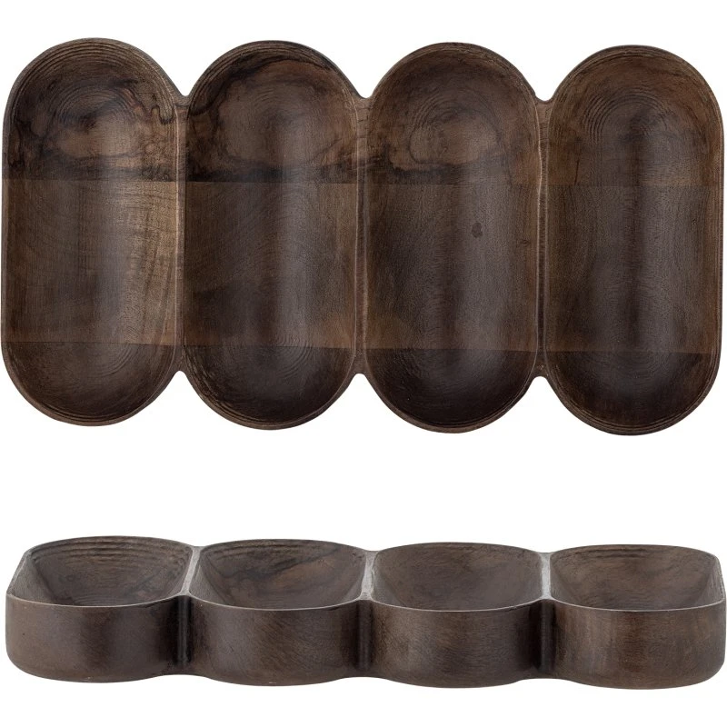 Bloomingville Maluna serveringsbakke i mørkt mangotræ