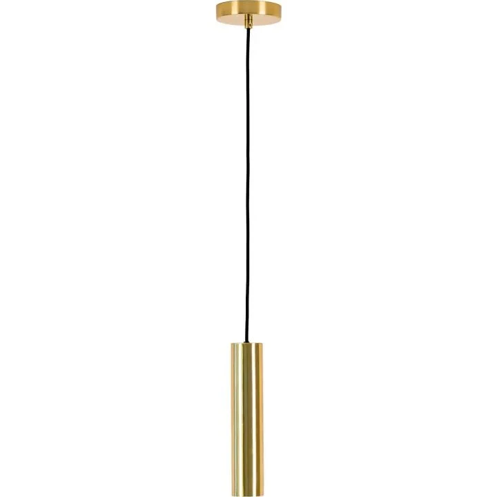 Paris pendel i messing med stofledning 120 cm