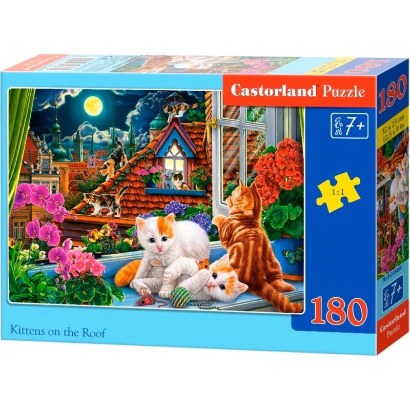 Castorland 180 brikker – Killinger på taget (7+)