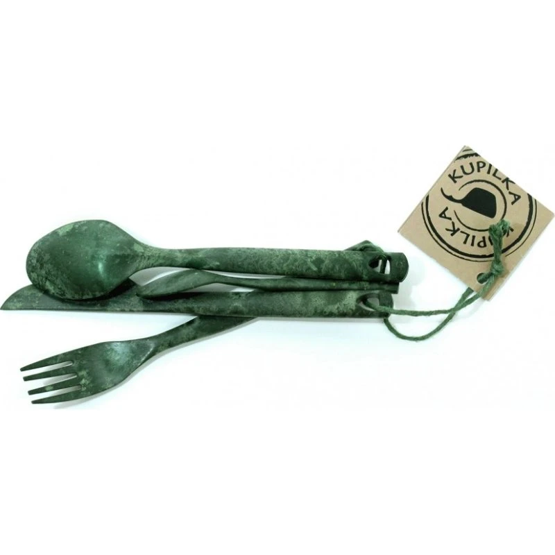 Kupilka Cutlery grøn bestik - let og robust