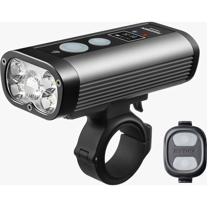 Ravemen PR2400 Forlygte — 2400 lumen genopladelig