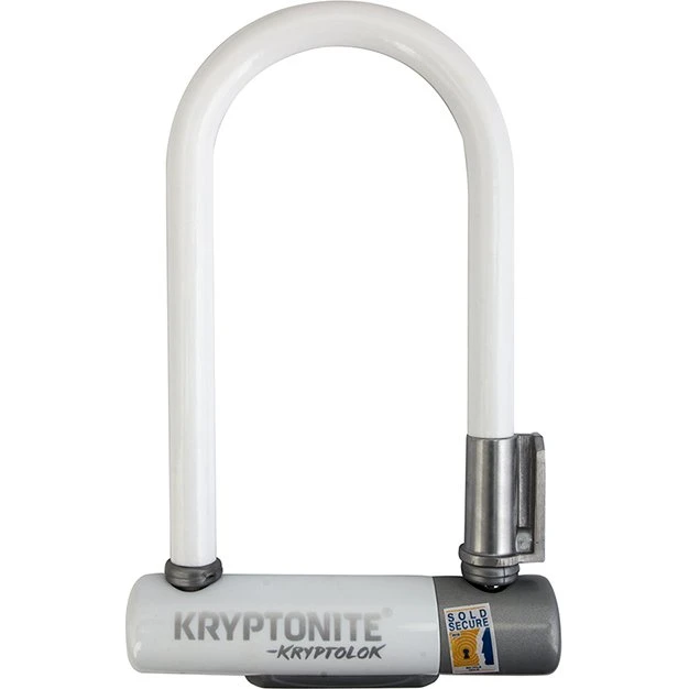Kryptonite Kryptolok Series 2 Mini-7 bøjlelås - Hvid