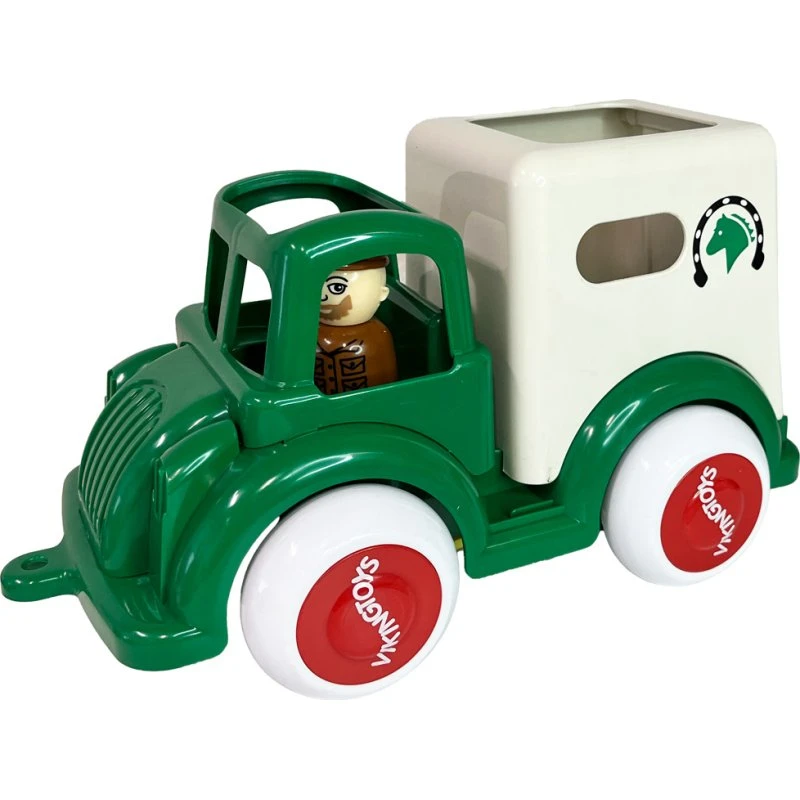 Viking Toys Jumbo Hestetransport med 3 figurer