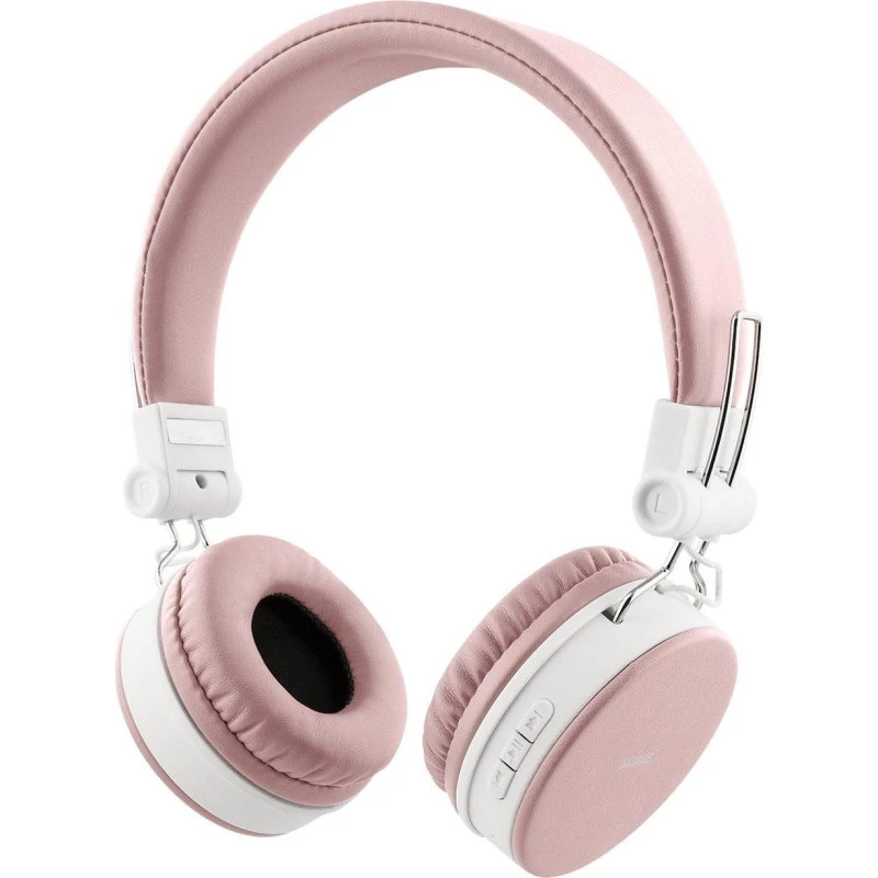 Streetz foldbart on-ear Bluetooth headset, pink