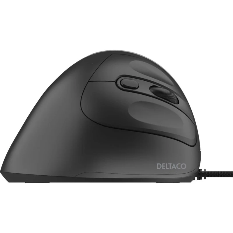 Deltaco Silent Kablet Lodret Mus – 4 knapper, 1000-1600 DPI