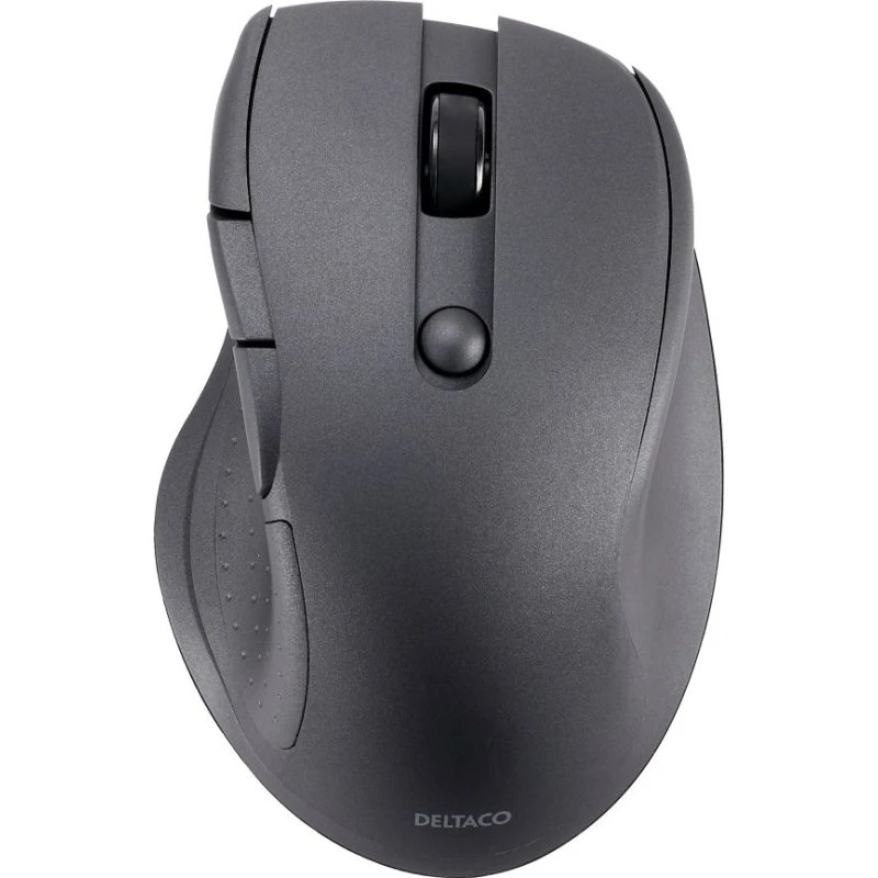 Deltaco Silent Bluetooth Office Mouse, 5 knapper, 600-1200 DPI