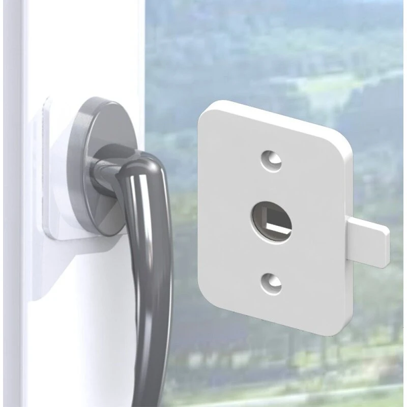 Reer sikkerhedslås til vindue/altandør, hvid