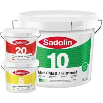 Sadolin Vægmaling Basic Halvmat Hvid 20