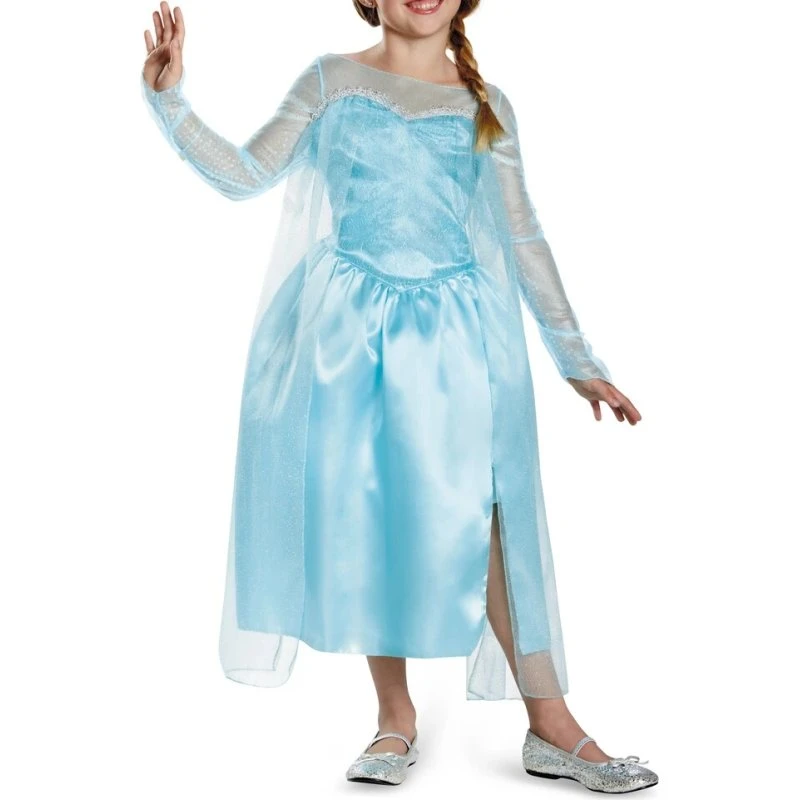 Elsa Classic kostume til børn - 128 cm