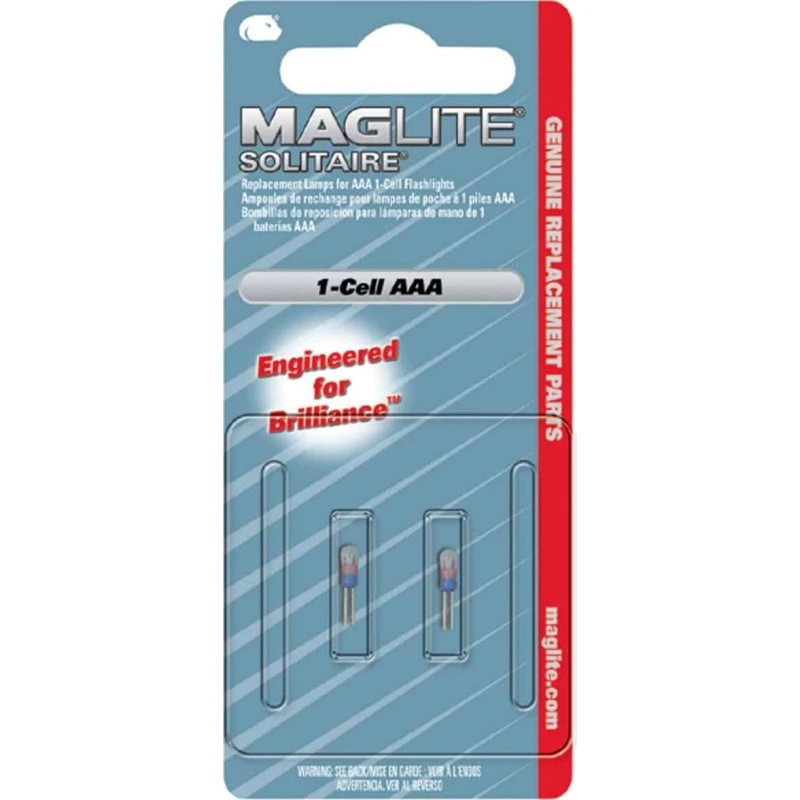 Maglite Solitaire AAA - Udskiftningspære 2-pak
