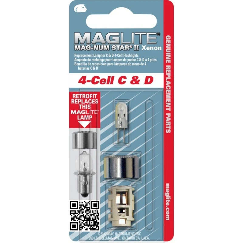 Maglite Mag-Num Star II pære til 4-cell C & D