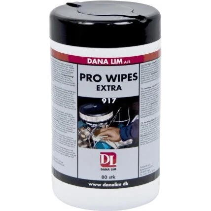 Dana Lim Pro Wipes Ekstra 917, 80 stk