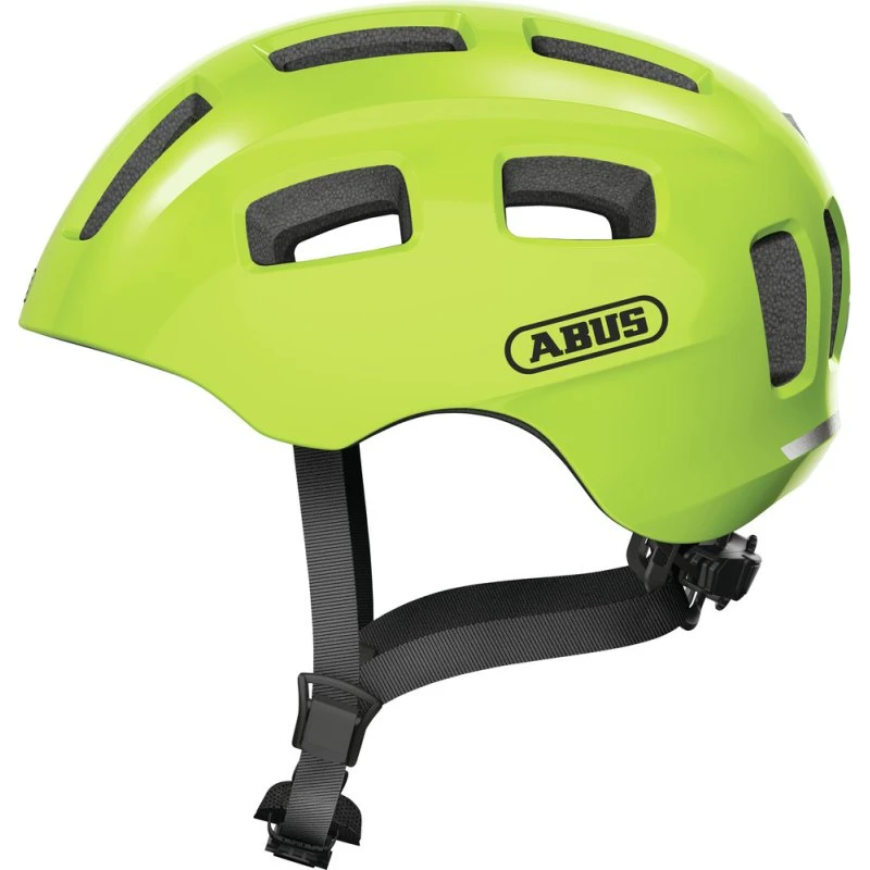 ABUS Youn-I 2.0 cykelhjelm Signal Yellow (48-54 cm)