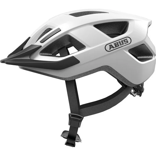 ABUS Aduro 3.0 LED cykelhjelm, Polar White (54-58 cm)