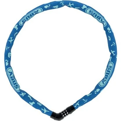 ABUS 4804 Symbols Combo kædelås 75 cm - blå
