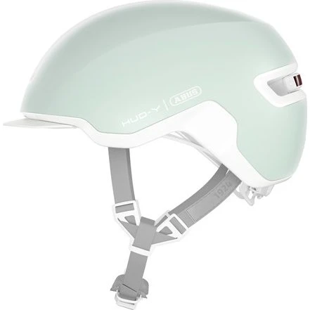 ABUS HUD-Y cykelhjelm – Pure Mint, LED, Str. S