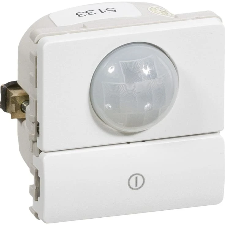LK Fuga PIR bevægelsessensor m. afbryder 10A, hvid