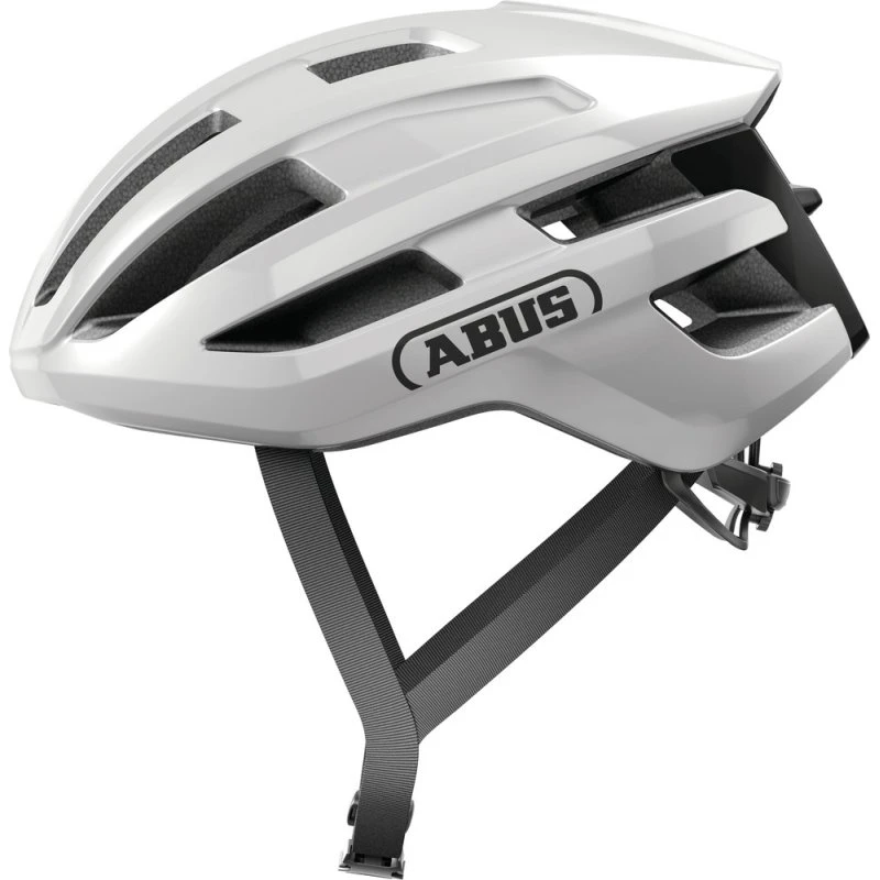 ABUS PowerDome - Cykelhjelm Shiny White