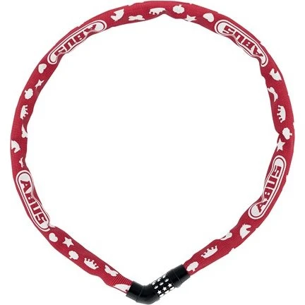 ABUS 4804 Symbols Combo kædelås 75 cm - rød