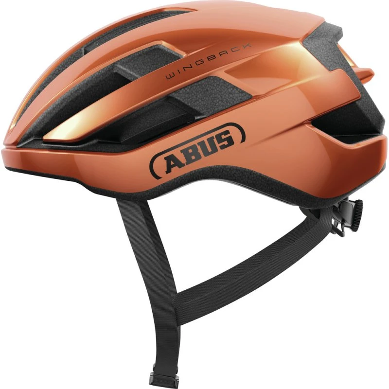 ABUS WingBack cykelhjelm – Goldfish Orange (57-61 cm)