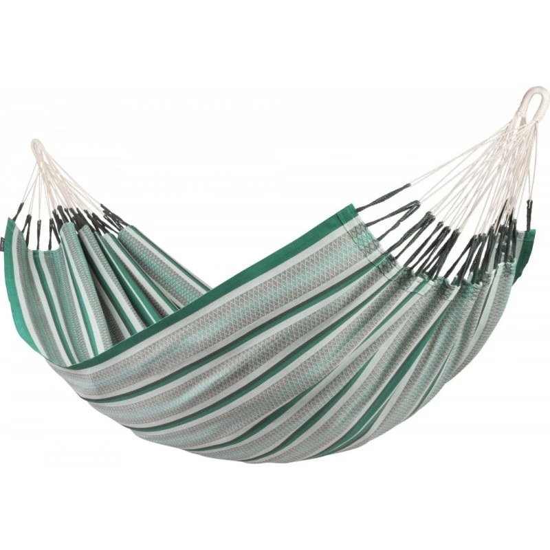 Modesta dobbelthængekøje Agave - Økologisk bomuld