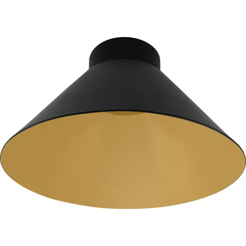 Ledvance Vintage 1906 PenduLum Tragt Lampeskærm - Sort/Guld