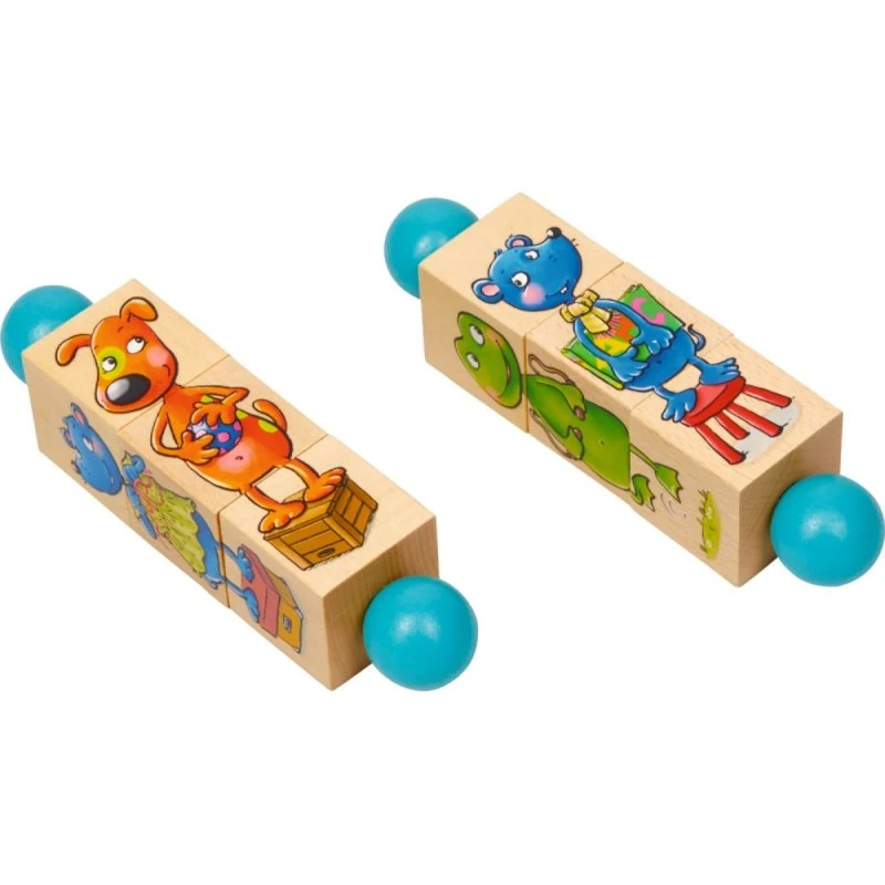 Die Spiegelburg Revolving Wood Puzzle - The Friendly Seven