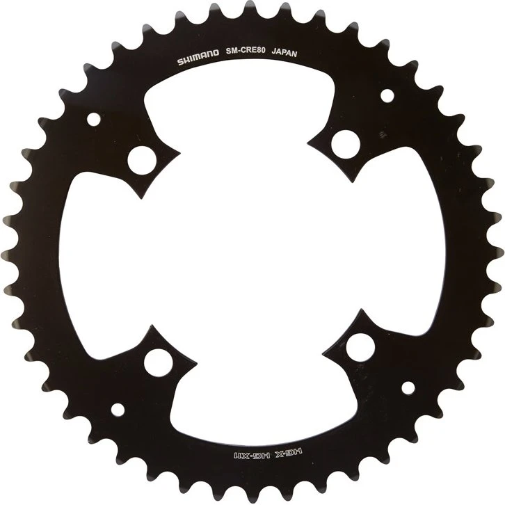 Shimano SM-CRE80 44T klinge - Sort (til Steps E-8000)