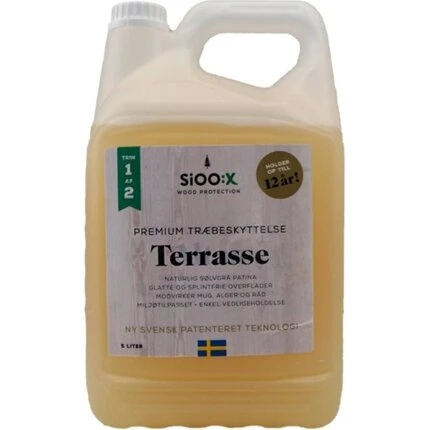 SiOO:X Premium Terrasse 5 L – Trin 1/2