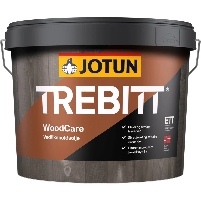 Trebitt WoodCare pigmenteret alkydolie til imprægneret træ