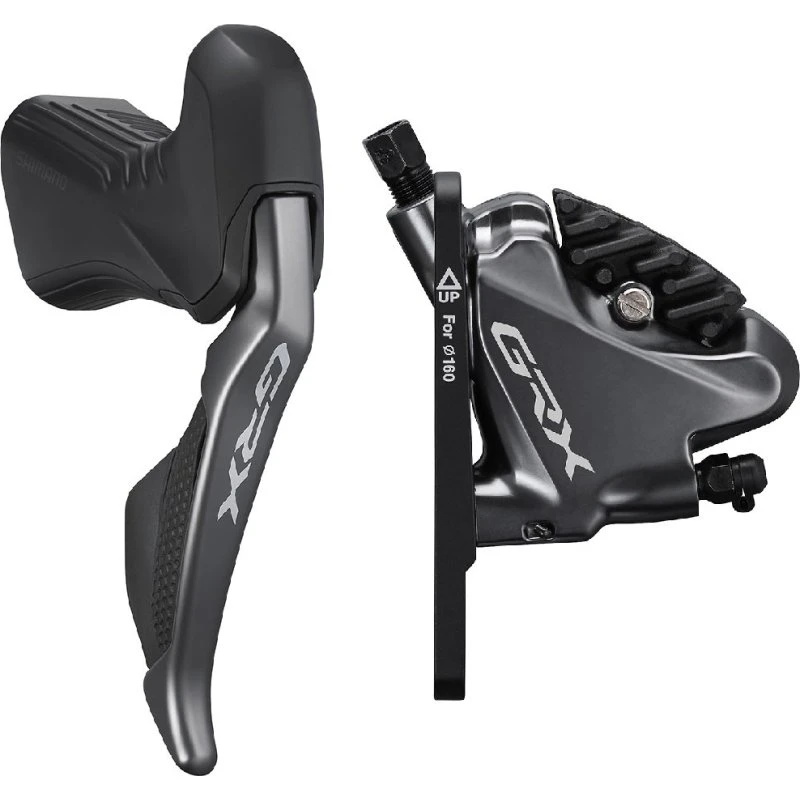 Shimano GRX RX815 Di2 højre greb + RX810 Flatmount kaliber